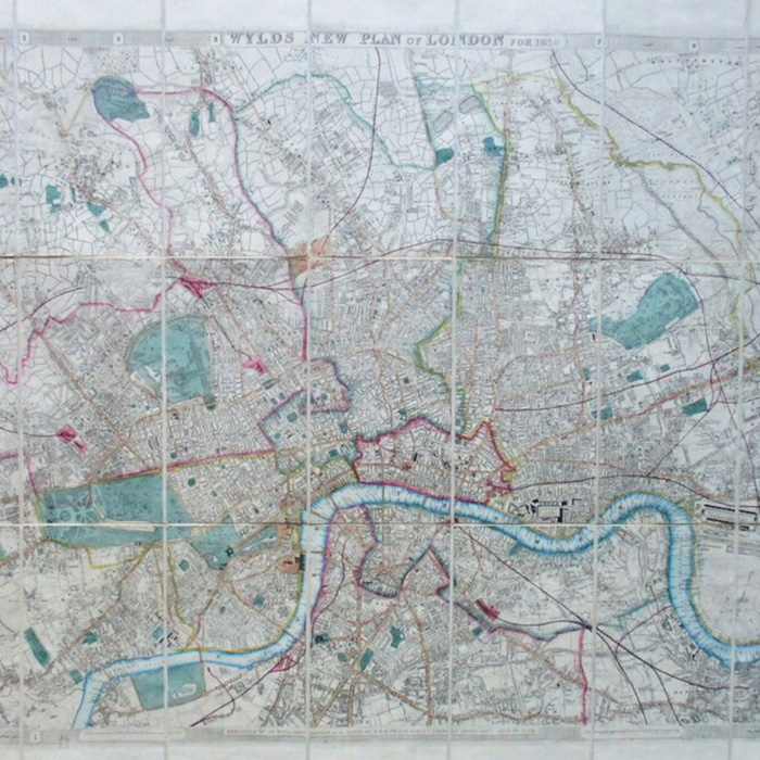 Wyld’s New Plan For London For 1859